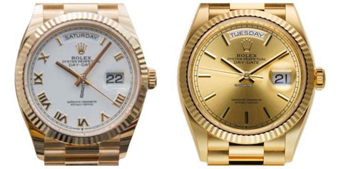 rolex roman numerals vs sticks